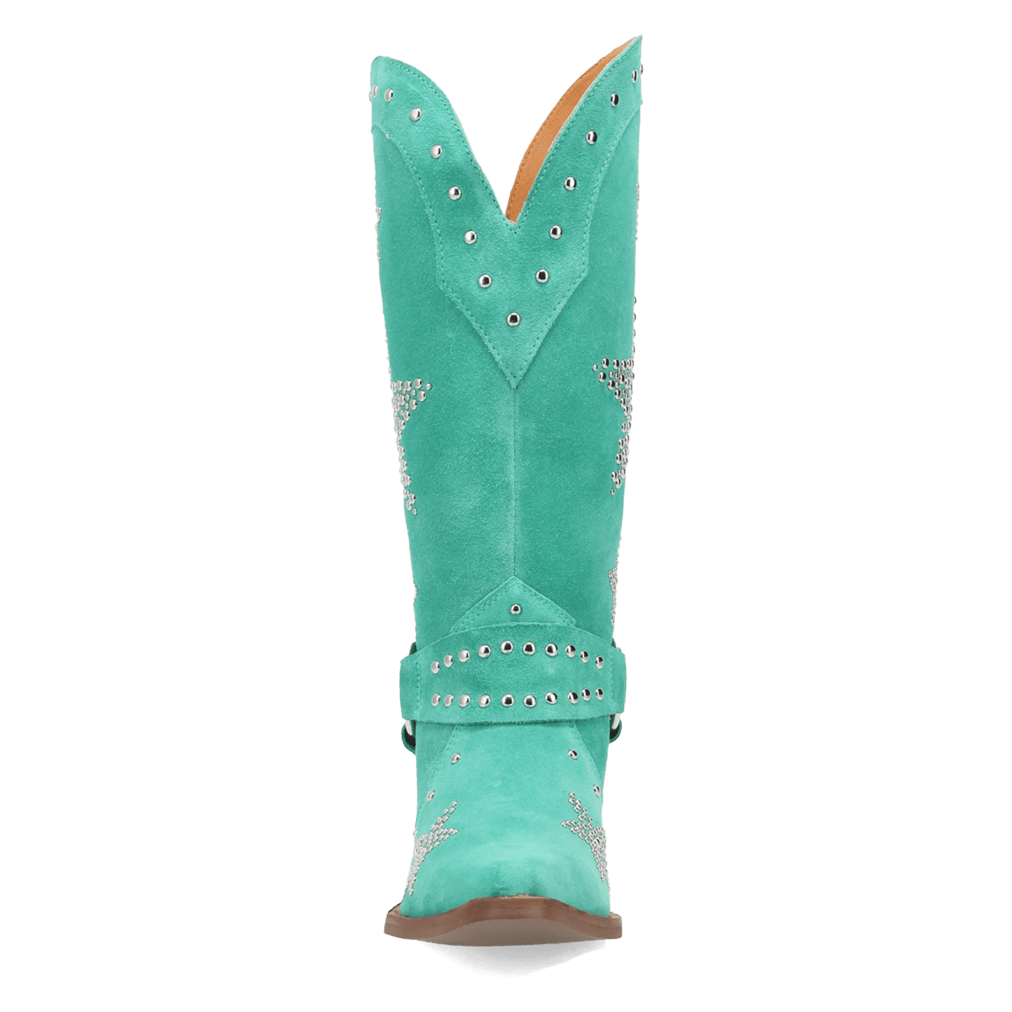 Women's Dingo Lucky Stars Suede Leather Boot - Green - DI2350-GN