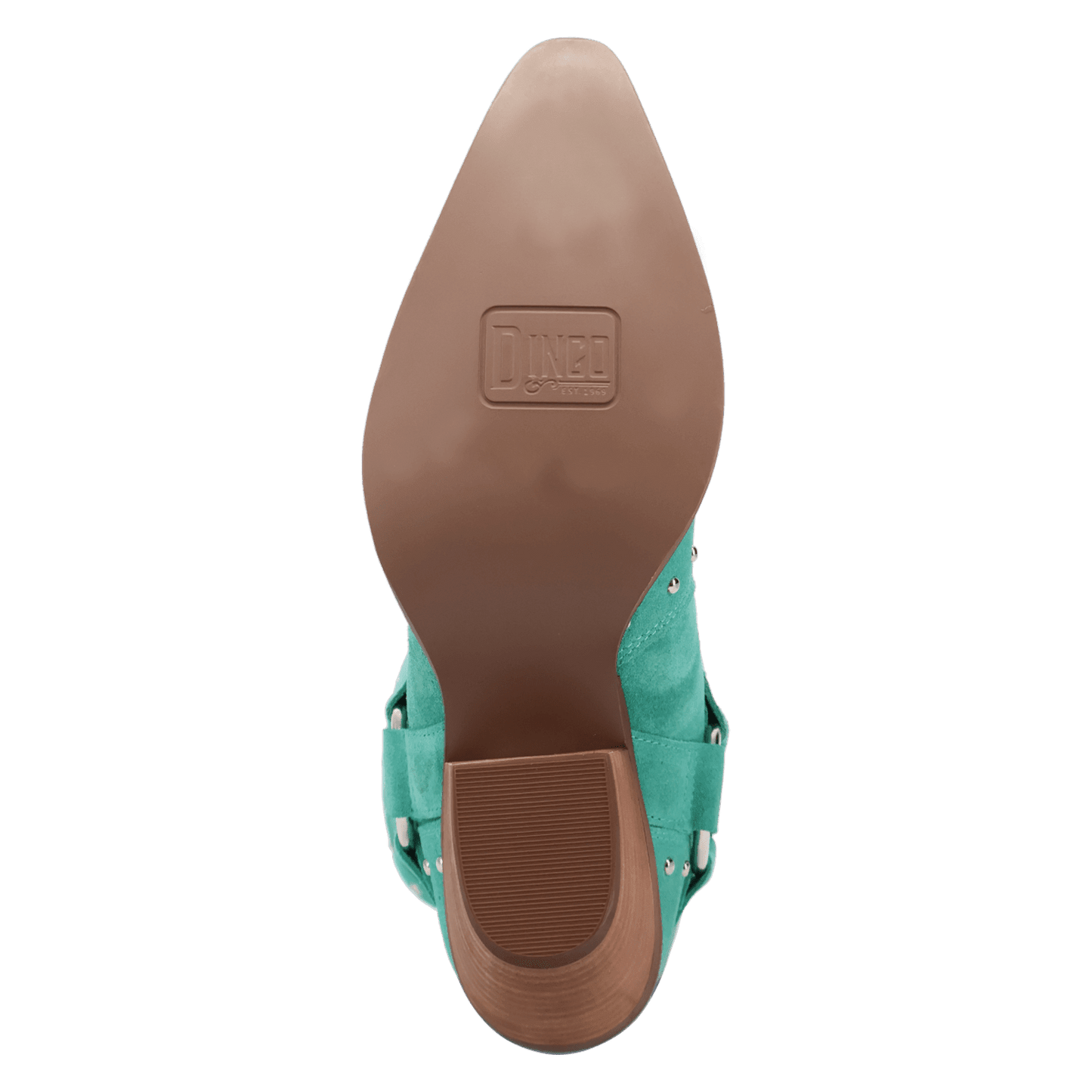 Women's Dingo Lucky Stars Suede Leather Boot - Green - DI2350-GN