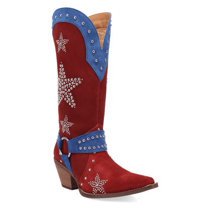 Women's Dingo Lucky Stars Suede Leather Boot - Multi - DI2350-MU