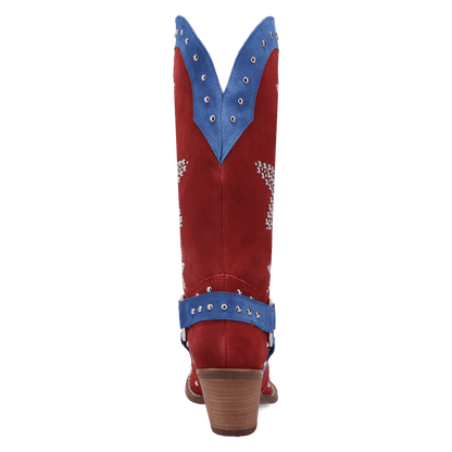 Women's Dingo Lucky Stars Suede Leather Boot - Multi - DI2350-MU