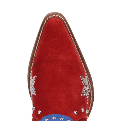 Women's Dingo Lucky Stars Suede Leather Boot - Multi - DI2350-MU