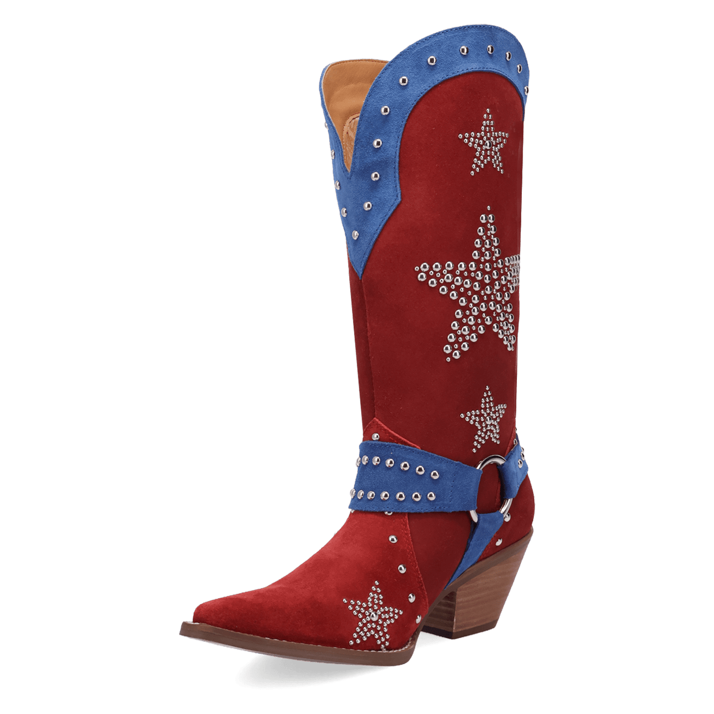 Women's Dingo Lucky Stars Suede Leather Boot - Multi - DI2350-MU