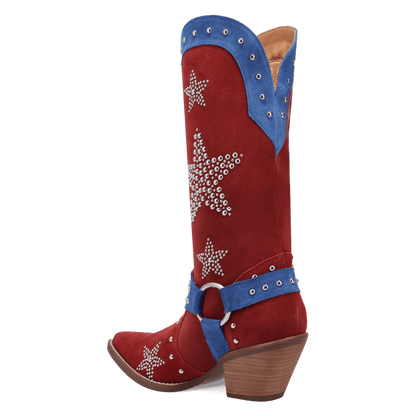 Women's Dingo Lucky Stars Suede Leather Boot - Multi - DI2350-MU