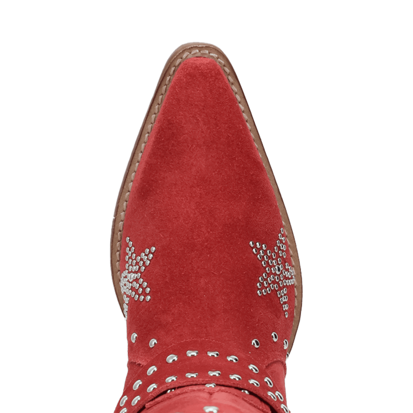Women's Dingo Lucky Stars Suede Leather Boot - Red - DI2350-RD