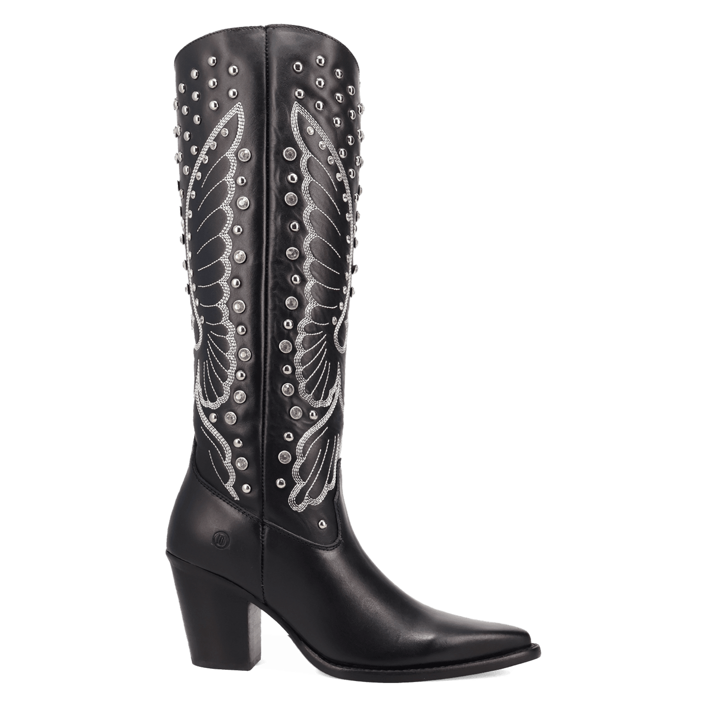 Women's Dingo Diamonds Forever Leather Boot - Black - DI2351-BK