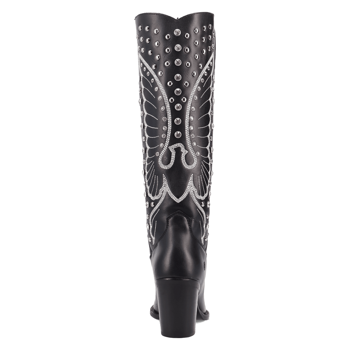 Women's Dingo Diamonds Forever Leather Boot - Black - DI2351-BK