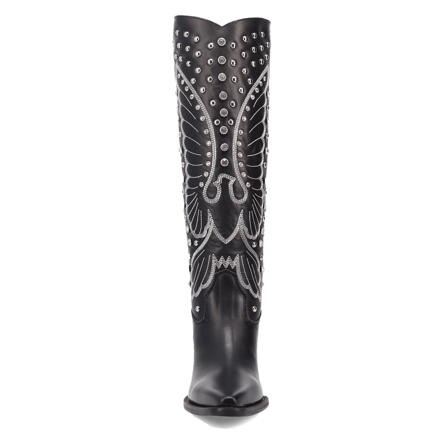 Women's Dingo Diamonds Forever Leather Boot - Black - DI2351-BK