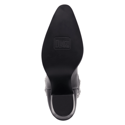 Women's Dingo Diamonds Forever Leather Boot - Black - DI2351-BK