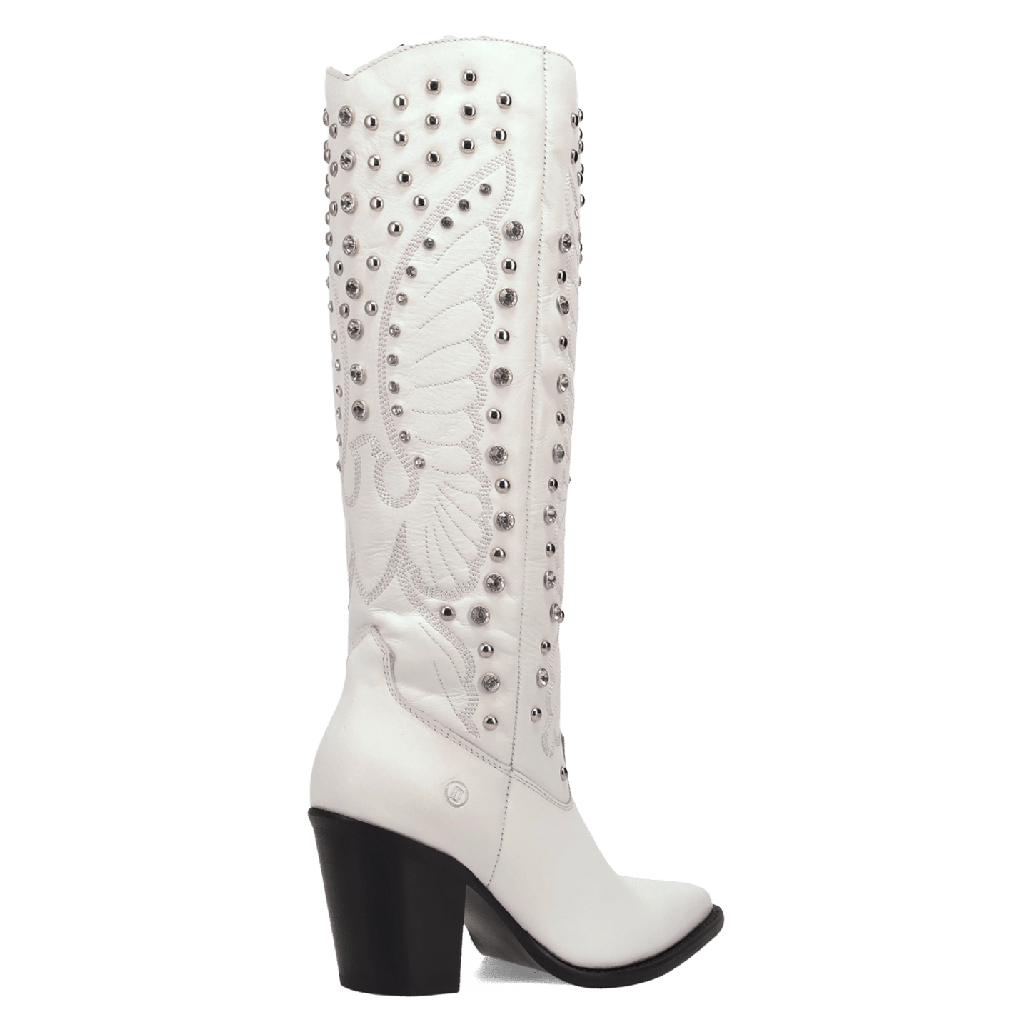 Women's Dingo Diamonds Forever Leather Boot - White - DI2351-WH