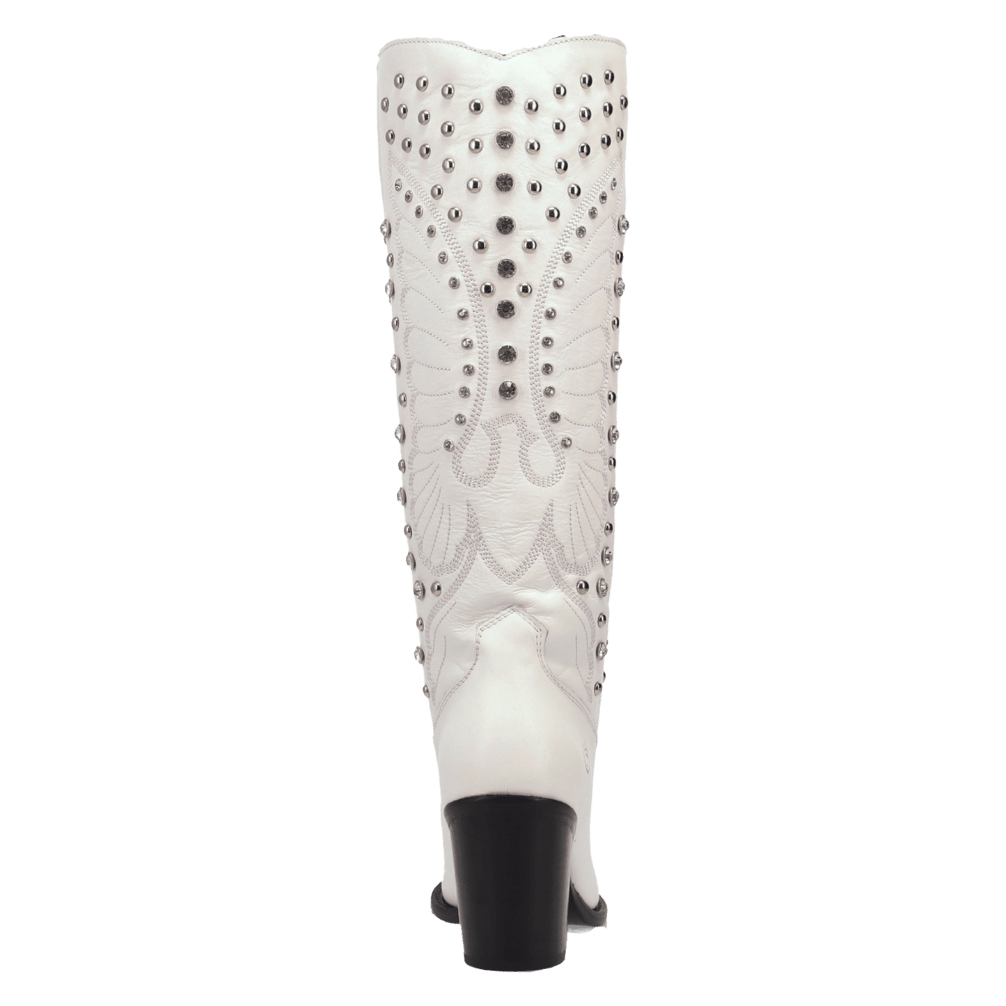 Women's Dingo Diamonds Forever Leather Boot - White - DI2351-WH