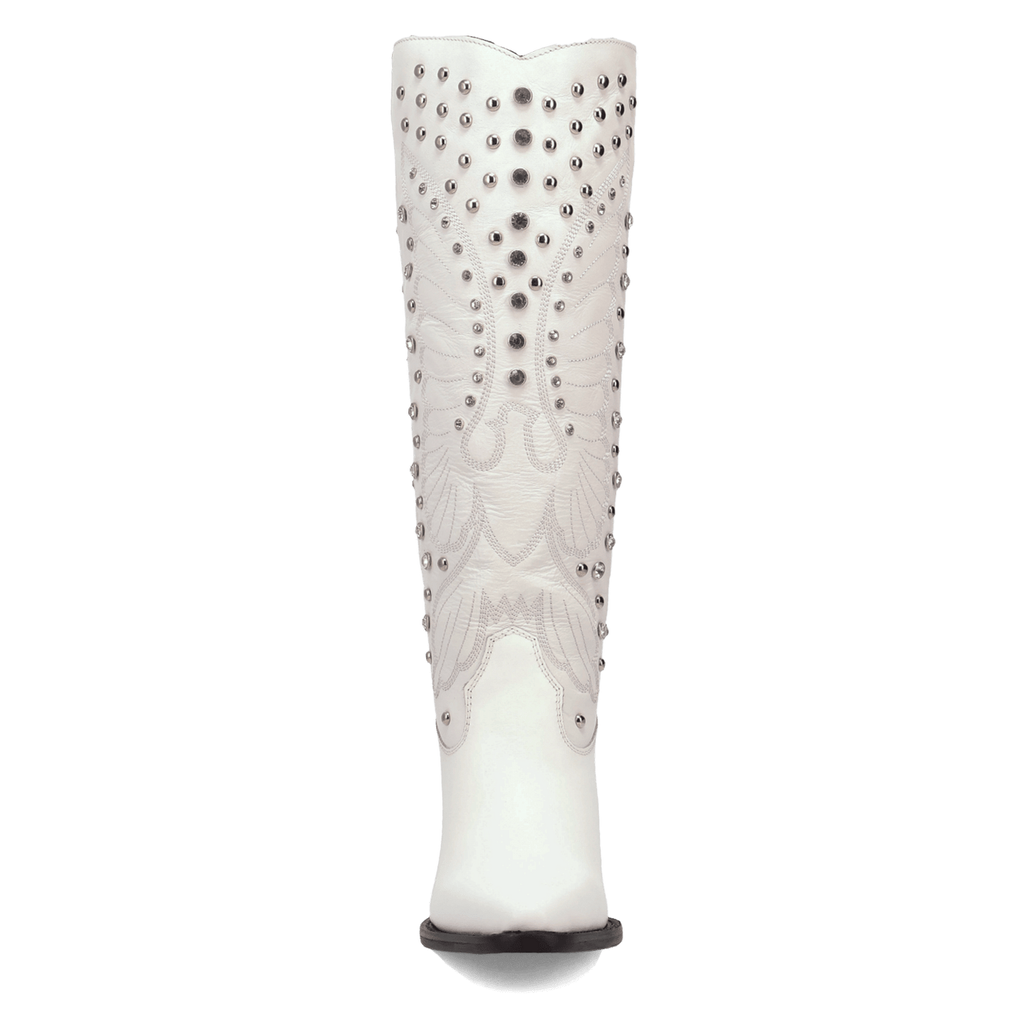 Women's Dingo Diamonds Forever Leather Boot - White - DI2351-WH