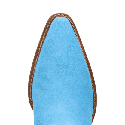 Women's Dingo Star Power Suede Leather Bootie - Blue - DI2357-BL