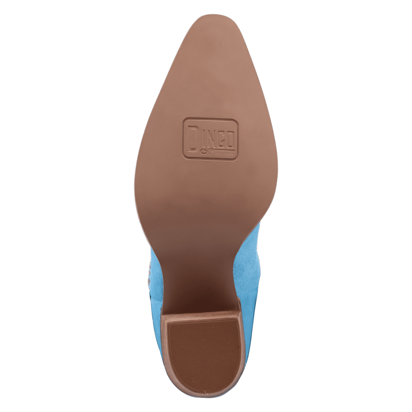 Women's Dingo Star Power Suede Leather Bootie - Blue - DI2357-BL