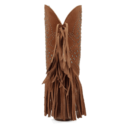 Women's Dingo Star Power Suede Leather Bootie - Camel - DI2357-BG4