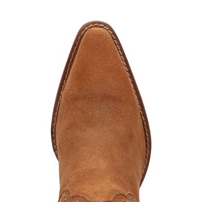 Women's Dingo Star Power Suede Leather Bootie - Camel - DI2357-BG4