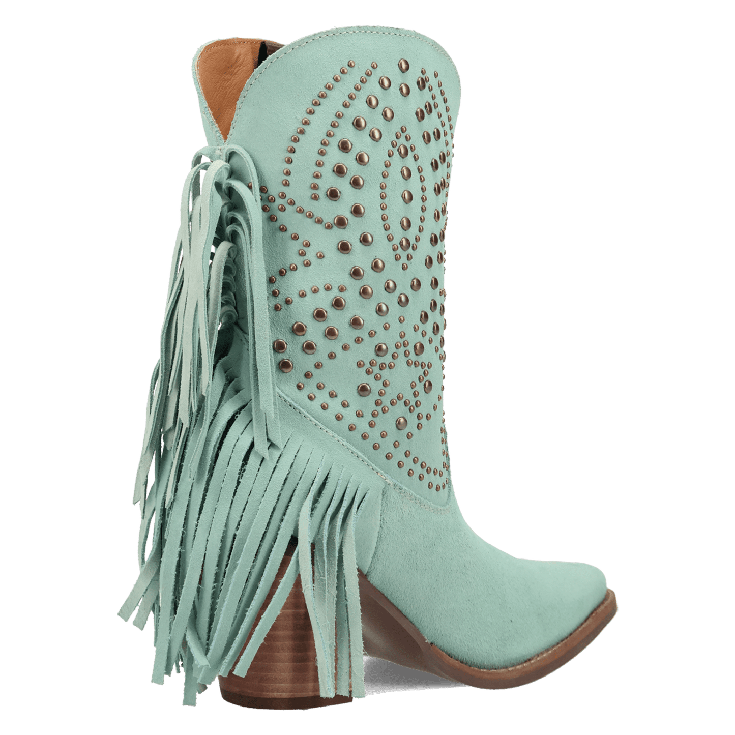 Women's Dingo Star Power Suede Leather Bootie - Mint - DI2357-GN6