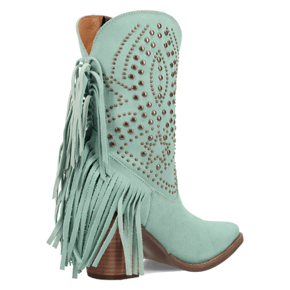 Women's Dingo Star Power Suede Leather Bootie - Mint - DI2357-GN6