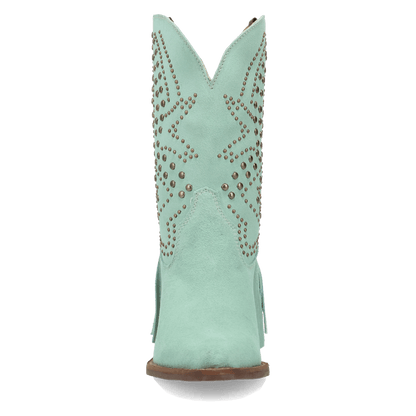Women's Dingo Star Power Suede Leather Bootie - Mint - DI2357-GN6