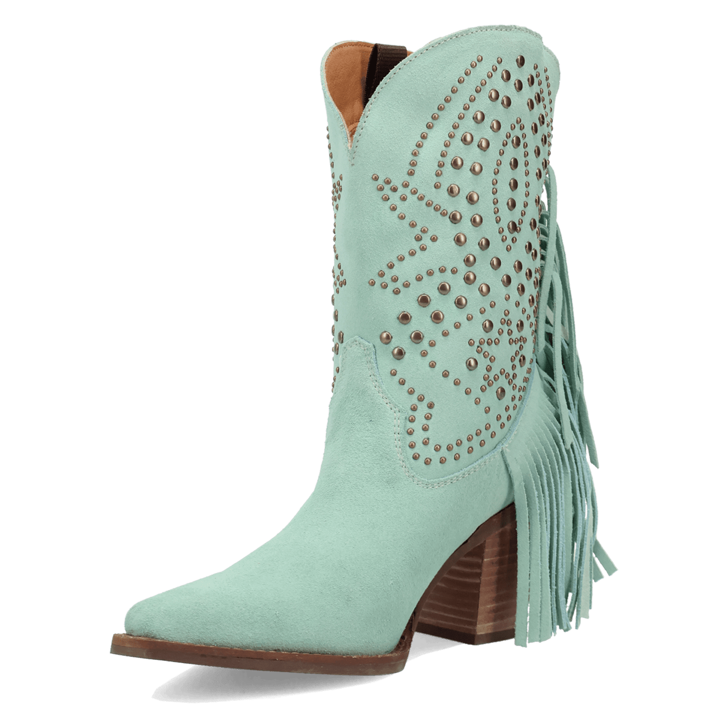 Women's Dingo Star Power Suede Leather Bootie - Mint - DI2357-GN6