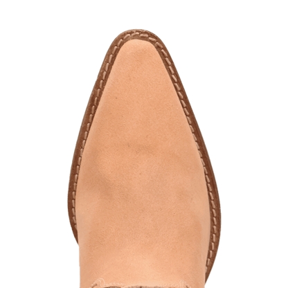 Women's Dingo Star Power Suede Leather Bootie - Peach - DI2357-OR3