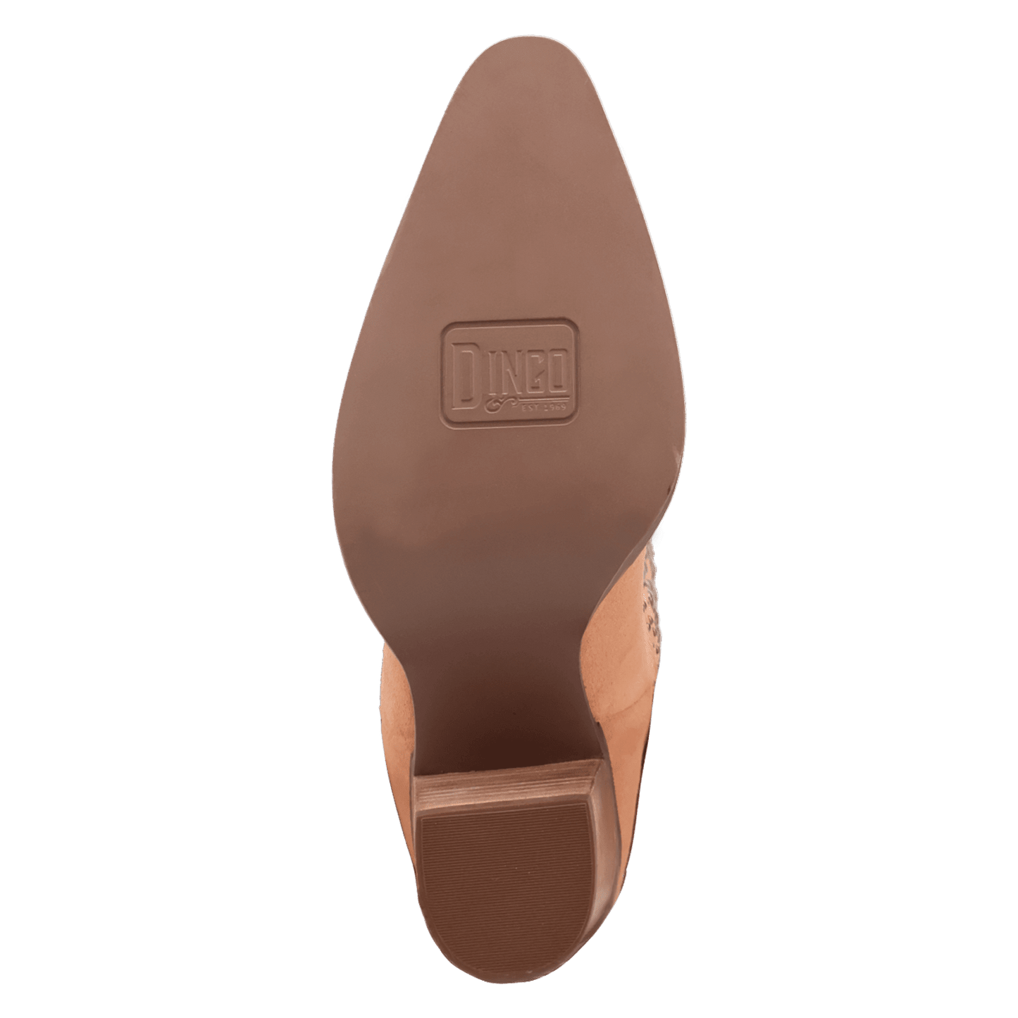 Women's Dingo Star Power Suede Leather Bootie - Peach - DI2357-OR3
