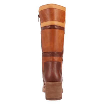 Women's Dingo Patches Leather Boot - Brown - DI2366-BN97