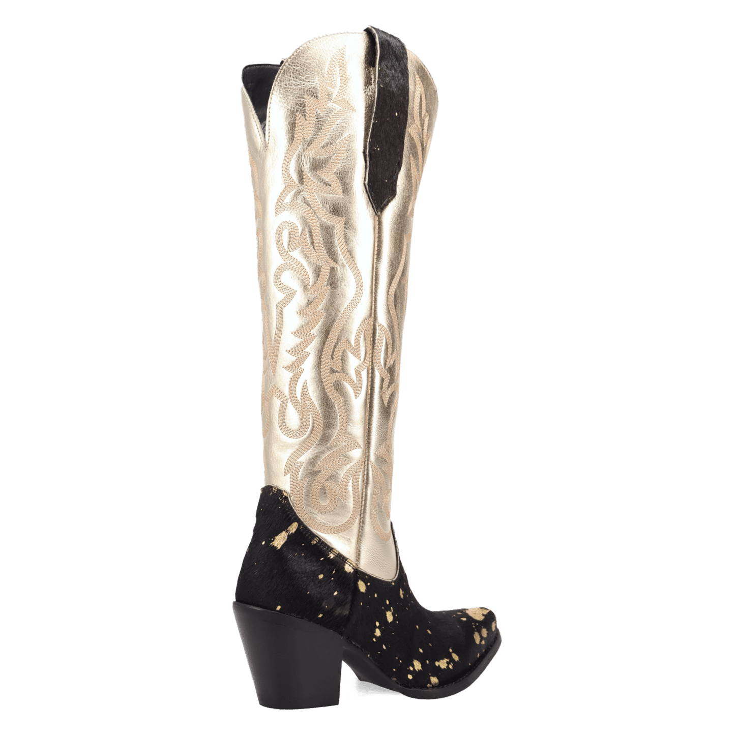 Women's Dingo Take No Bull Leather Boot - Black - DI2375-BK