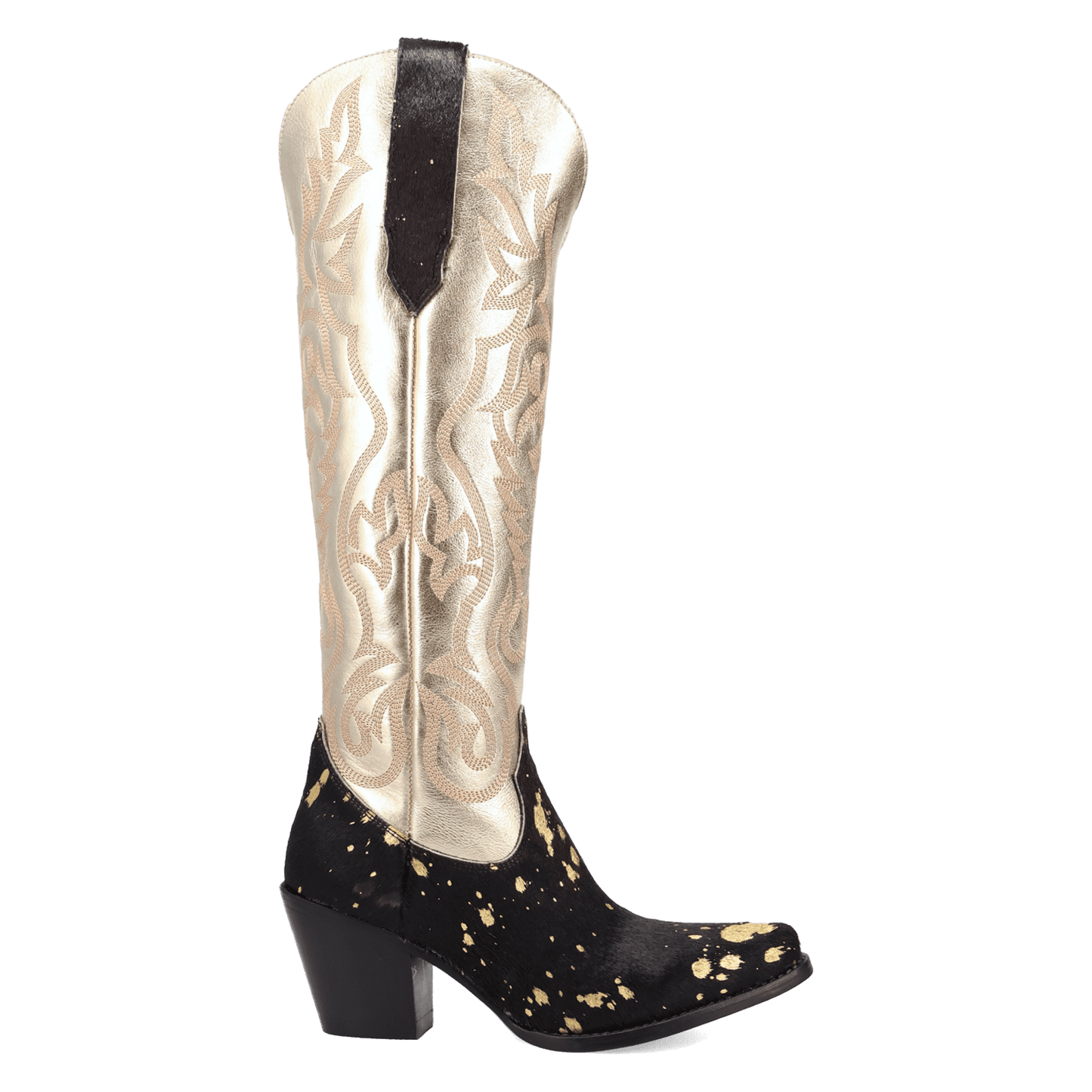 Women's Dingo Take No Bull Leather Boot - Black - DI2375-BK
