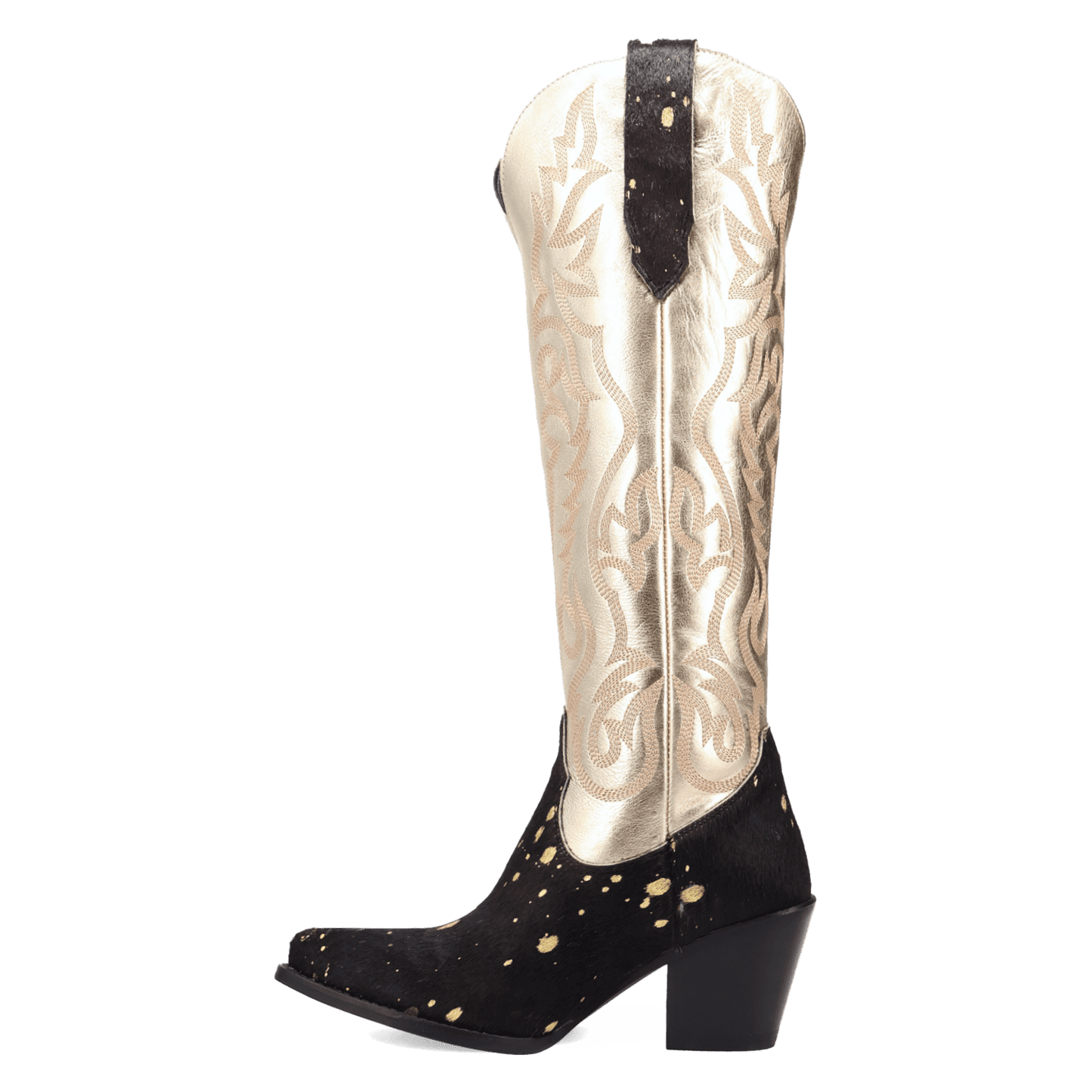 Women's Dingo Take No Bull Leather Boot - Black - DI2375-BK