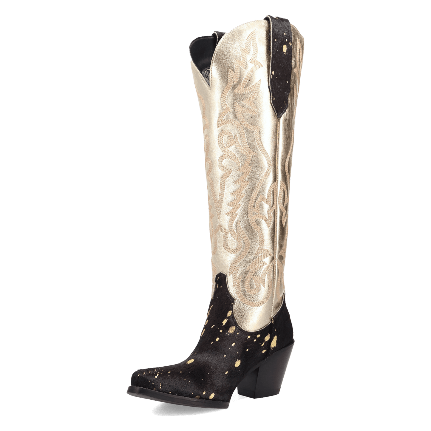 Women's Dingo Take No Bull Leather Boot - Black - DI2375-BK