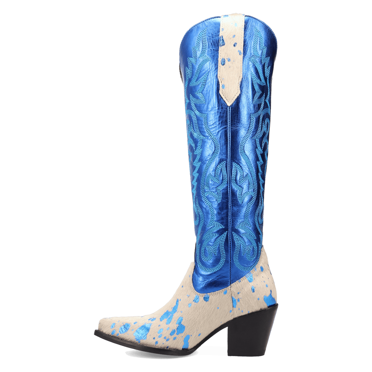 Women's Dingo Take No Bull Leather Boot - Blue - DI2375-BL