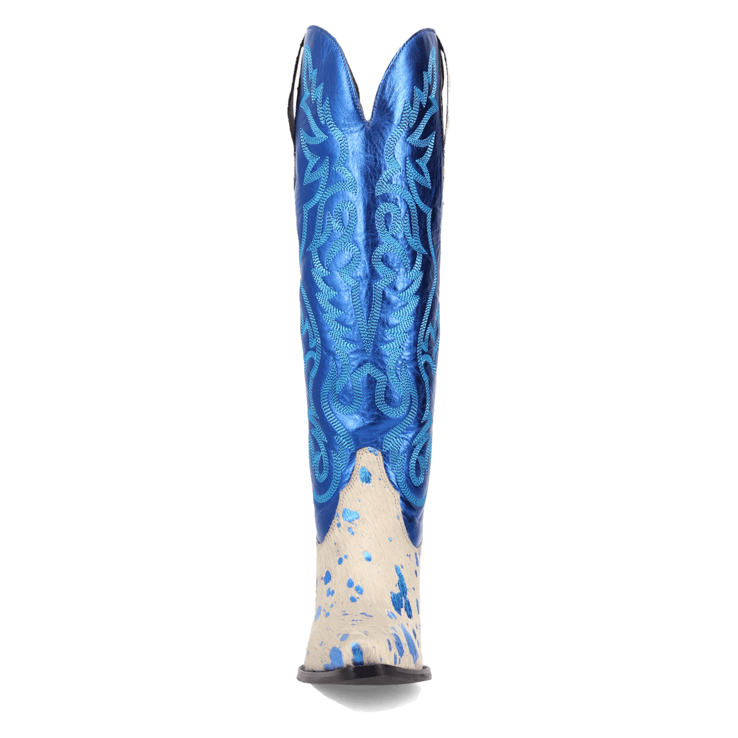 Women's Dingo Take No Bull Leather Boot - Blue - DI2375-BL