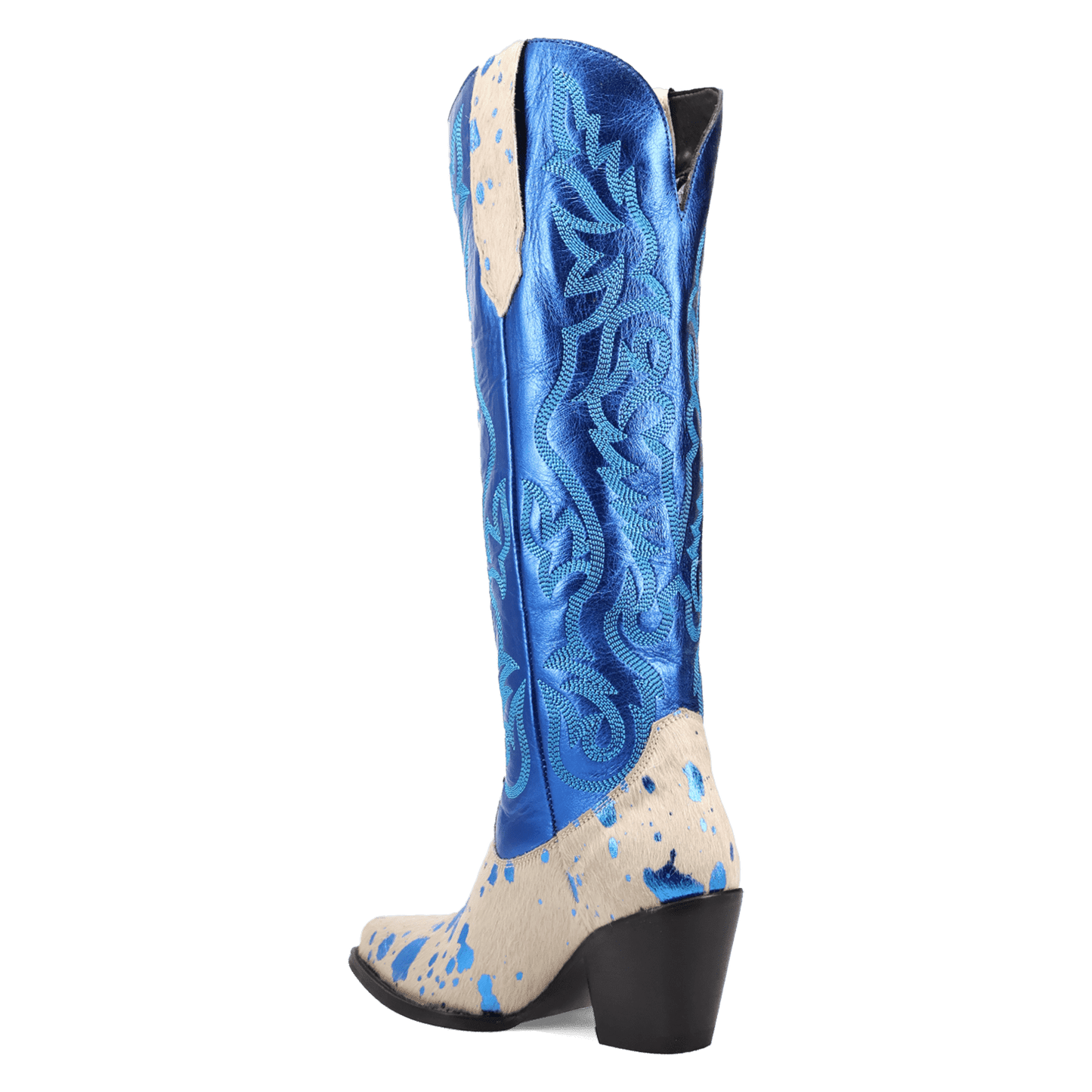 Women's Dingo Take No Bull Leather Boot - Blue - DI2375-BL