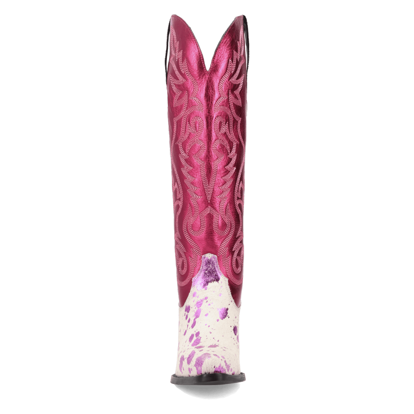 Women's Dingo Take No Bull Leather Boot - Fuchsia - DI2375-PU6