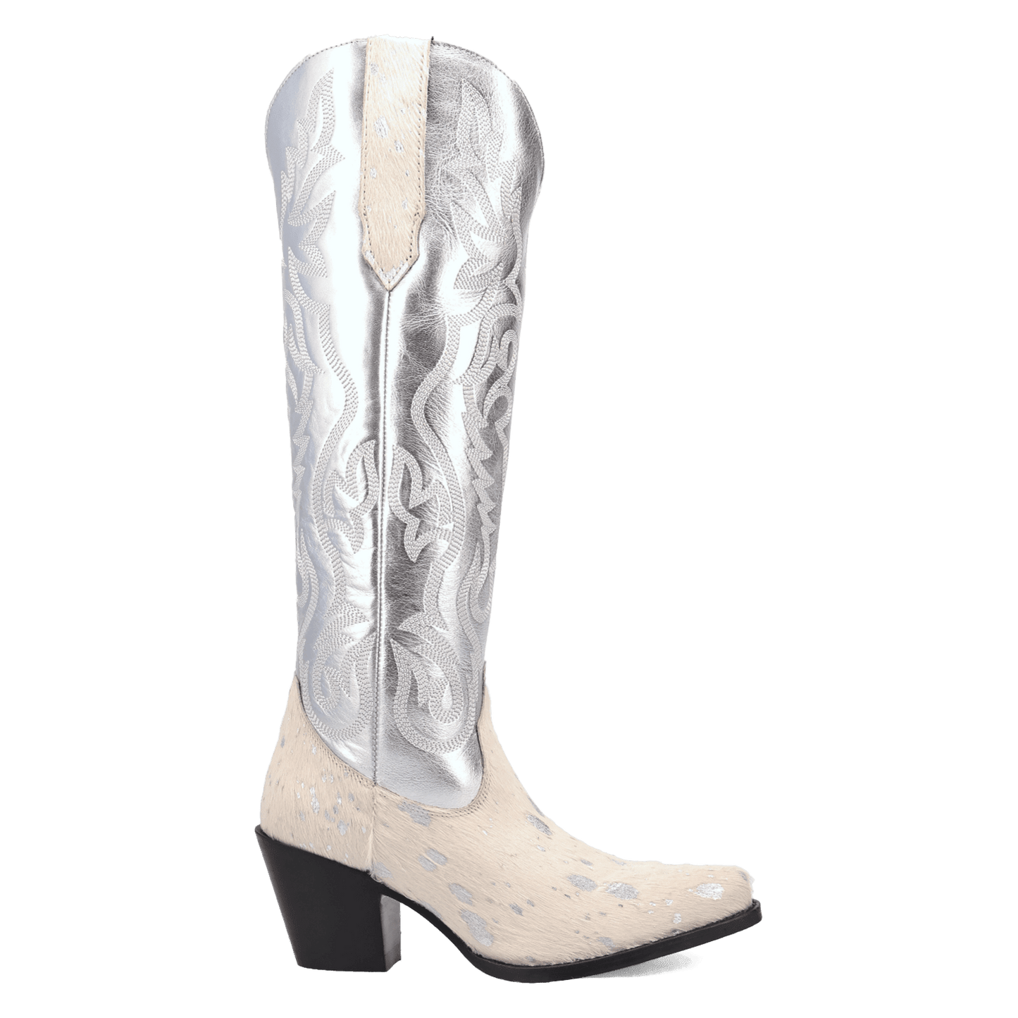 Women's Dingo Take No Bull Leather Boot - White - DI2375-WH