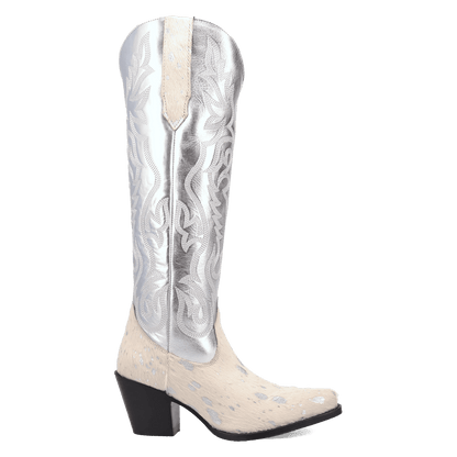Women's Dingo Take No Bull Leather Boot - White - DI2375-WH