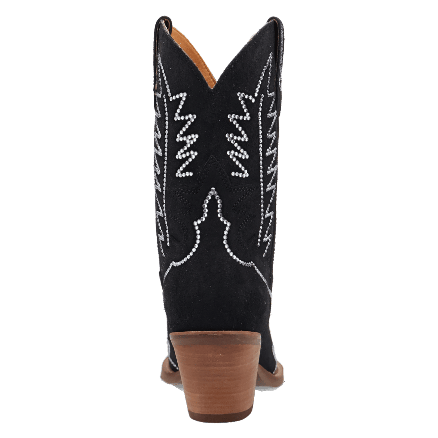 Women's Dingo Tiny Pony Suede Leather Bootie - Black - DI2376-BK