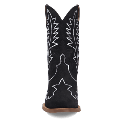 Women's Dingo Tiny Pony Suede Leather Bootie - Black - DI2376-BK