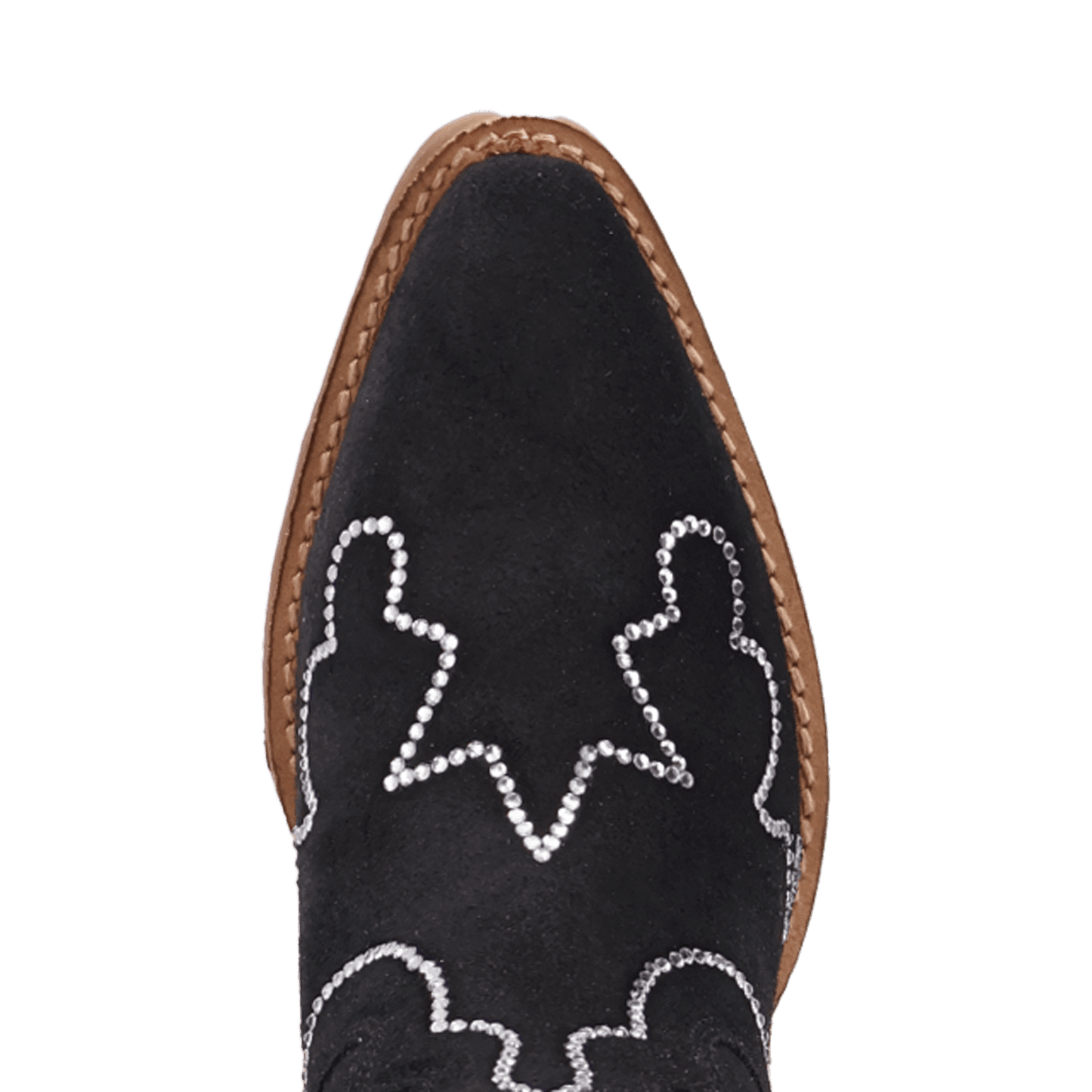 Women's Dingo Tiny Pony Suede Leather Bootie - Black - DI2376-BK