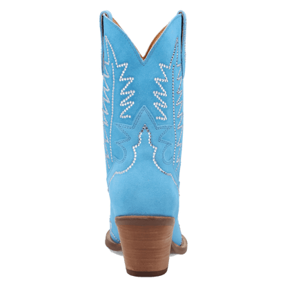Women's Dingo Tiny Pony Suede Leather Bootie - Blue - DI2376-BL