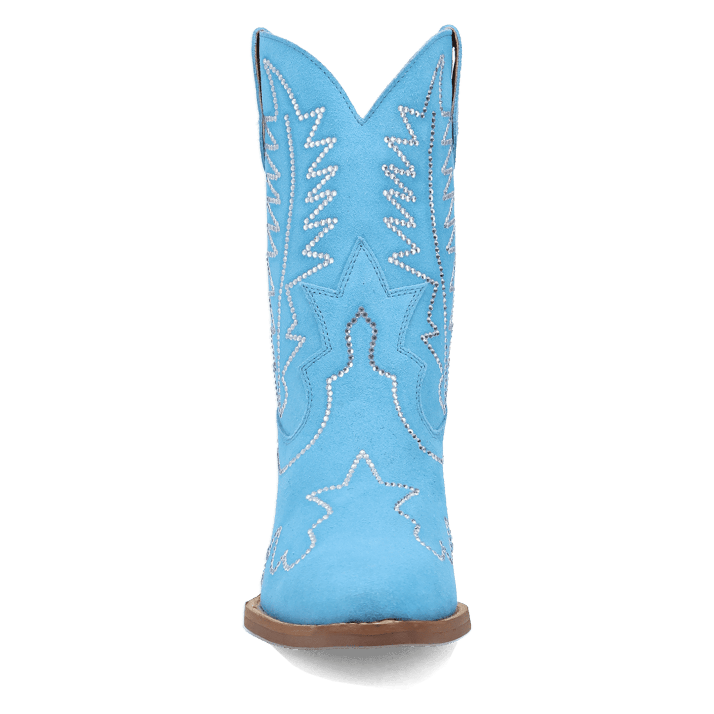 Women's Dingo Tiny Pony Suede Leather Bootie - Blue - DI2376-BL