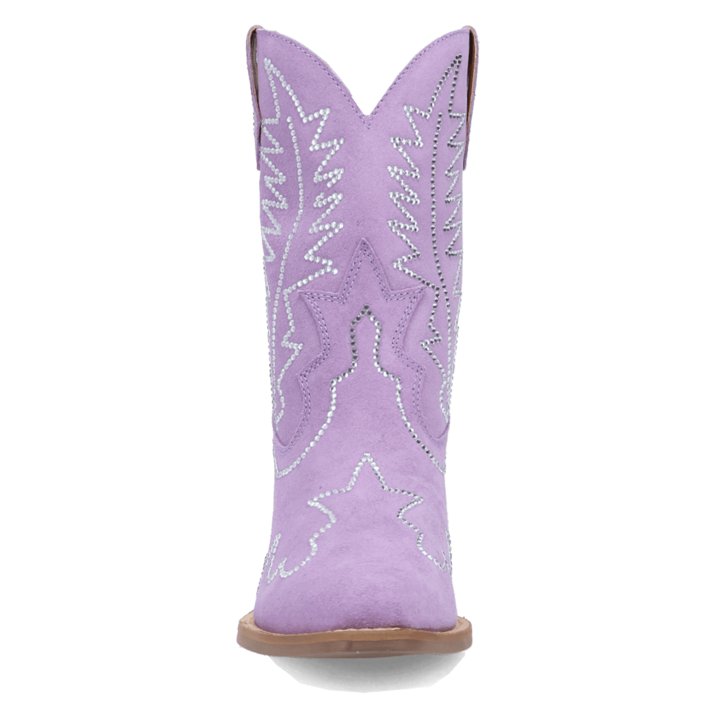 Women's Dingo Tiny Pony Suede Leather Bootie - Lavender - DI2376-PU4
