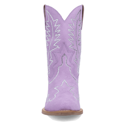 Women's Dingo Tiny Pony Suede Leather Bootie - Lavender - DI2376-PU4