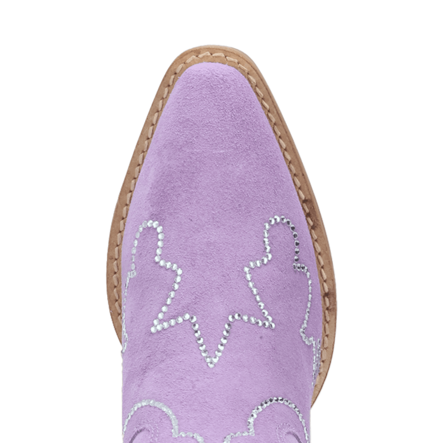 Women's Dingo Tiny Pony Suede Leather Bootie - Lavender - DI2376-PU4