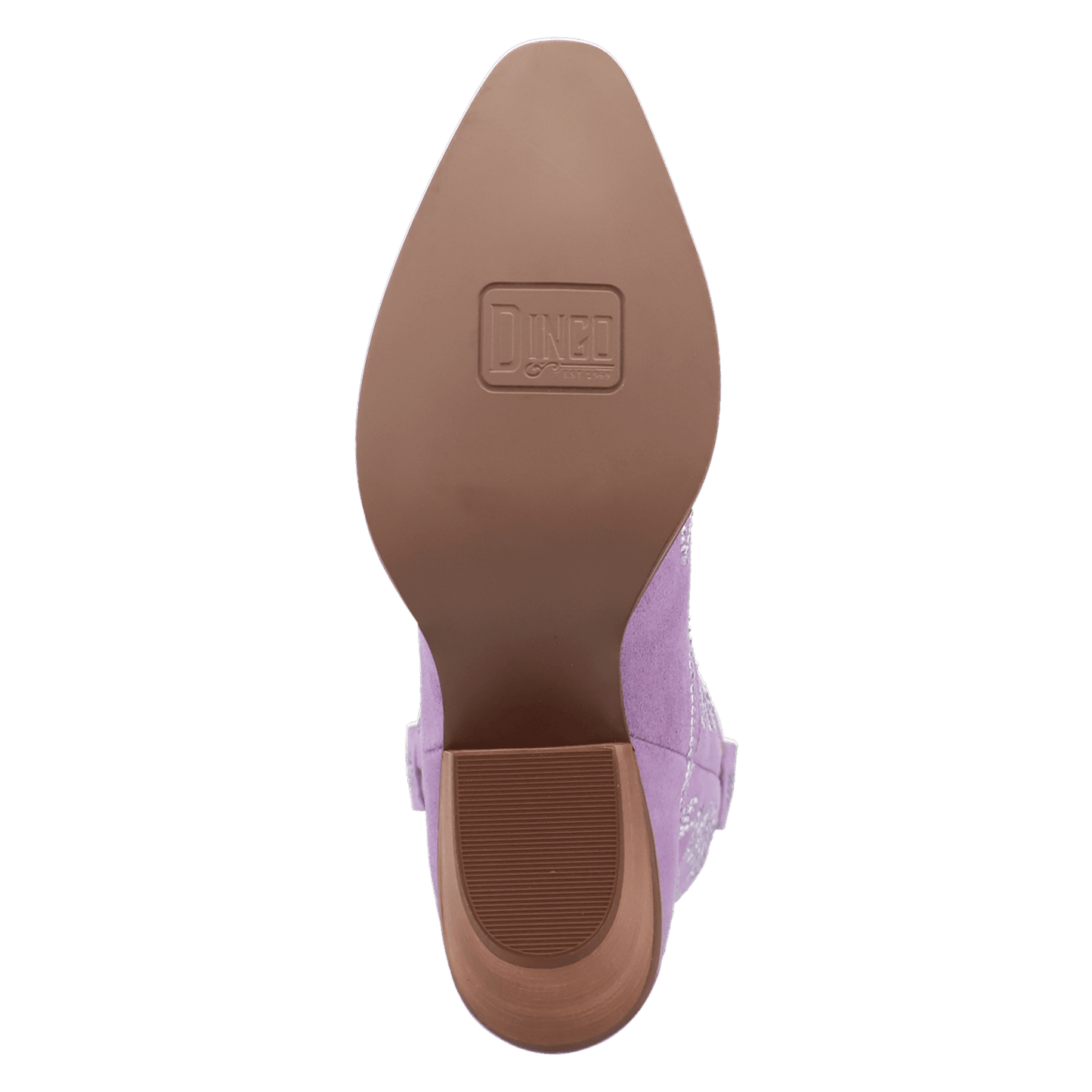 Women's Dingo Tiny Pony Suede Leather Bootie - Lavender - DI2376-PU4