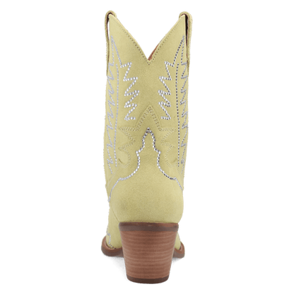 Women's Dingo Tiny Pony Suede Leather Bootie - Lime - DI2376-GN7
