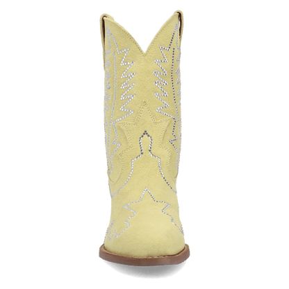 Women's Dingo Tiny Pony Suede Leather Bootie - Lime - DI2376-GN7