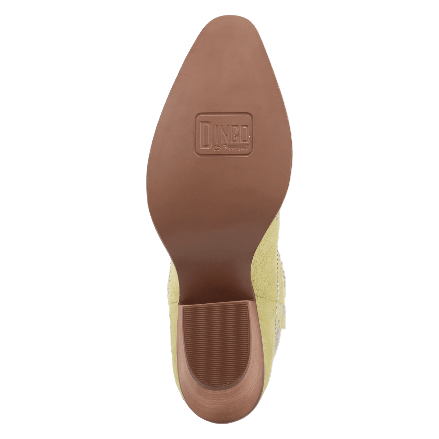 Women's Dingo Tiny Pony Suede Leather Bootie - Lime - DI2376-GN7