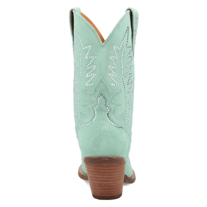 Women's Dingo Tiny Pony Suede Leather Bootie - Mint - DI2376-GN6
