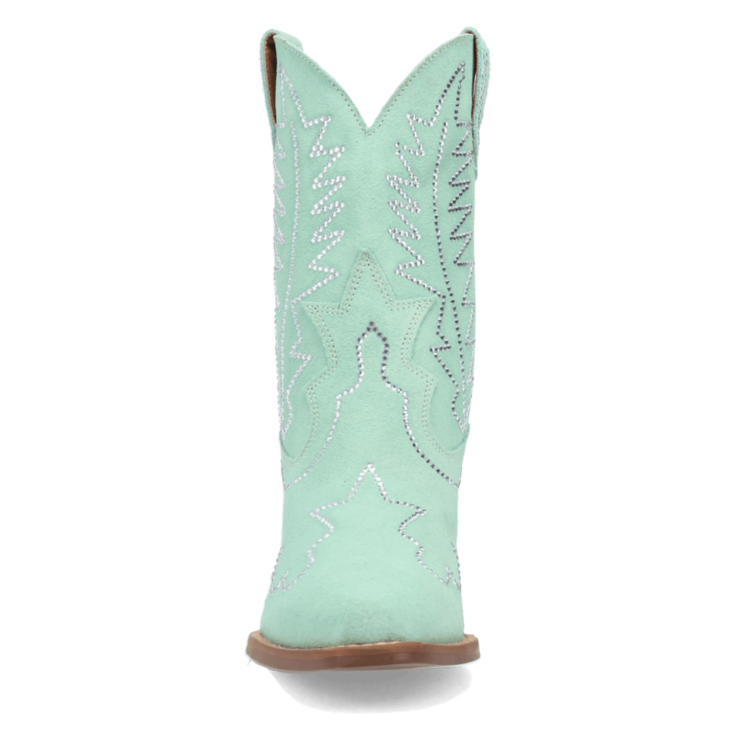Women's Dingo Tiny Pony Suede Leather Bootie - Mint - DI2376-GN6
